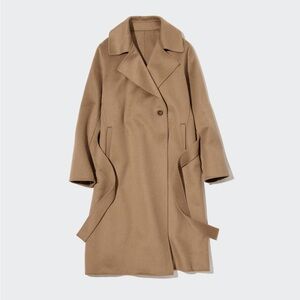 uniqlo wool blend coat